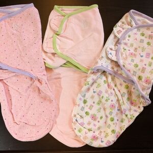SwaddleMe Pink and Patterned Kids Bottoms